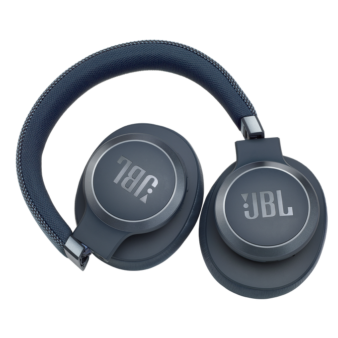 JBL Live 650BTNC - Blue - Wireless Over-Ear Noise-Cancelling Headphones - Detailshot 5 image number null